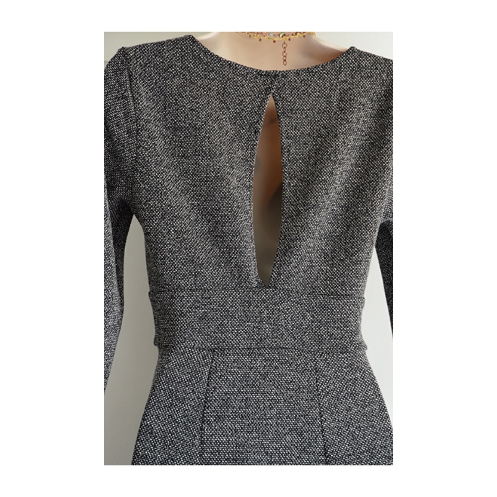 NWOT FREE PEOPLE "Heartstopper" Tweed Mini-Dress - Picture 4 of 6